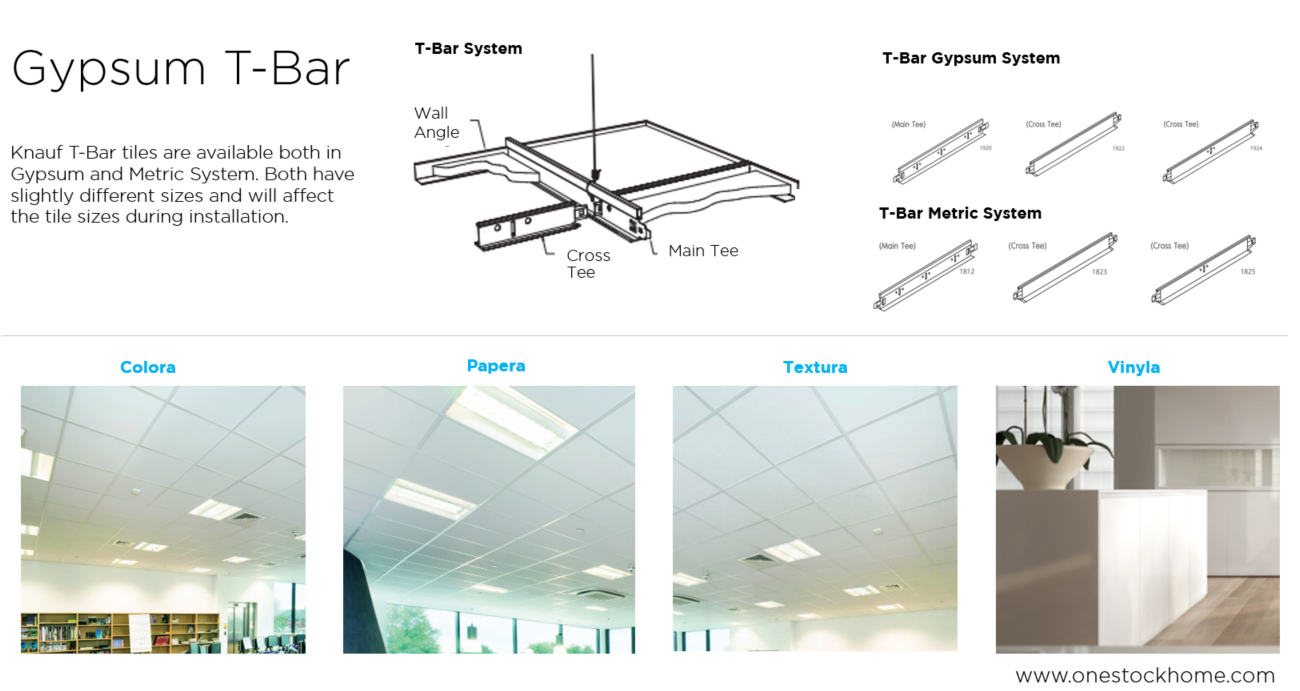 Knauf Gypsum Board T Bar Ceiling Cheap Price Onestockhome